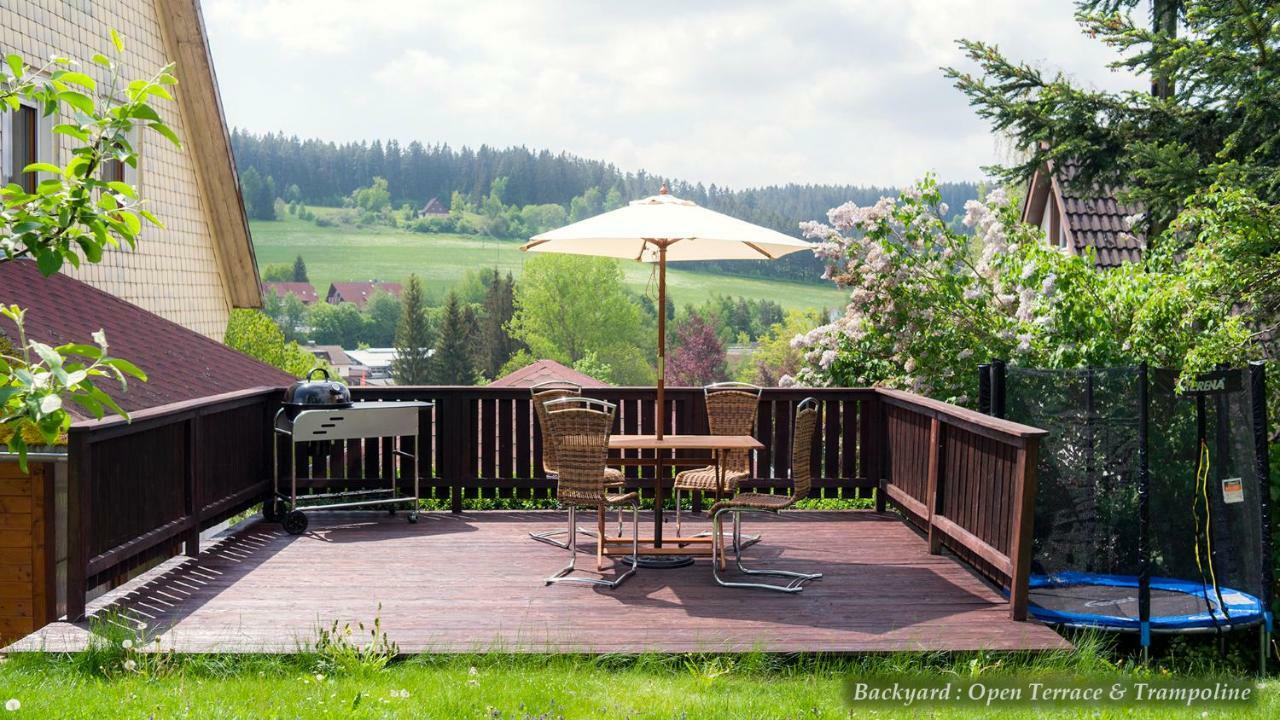 Entire House In Schwarzwald With Mountain View, Private Gym,Sauna And Garden Villa Unterkirnach Exterior photo